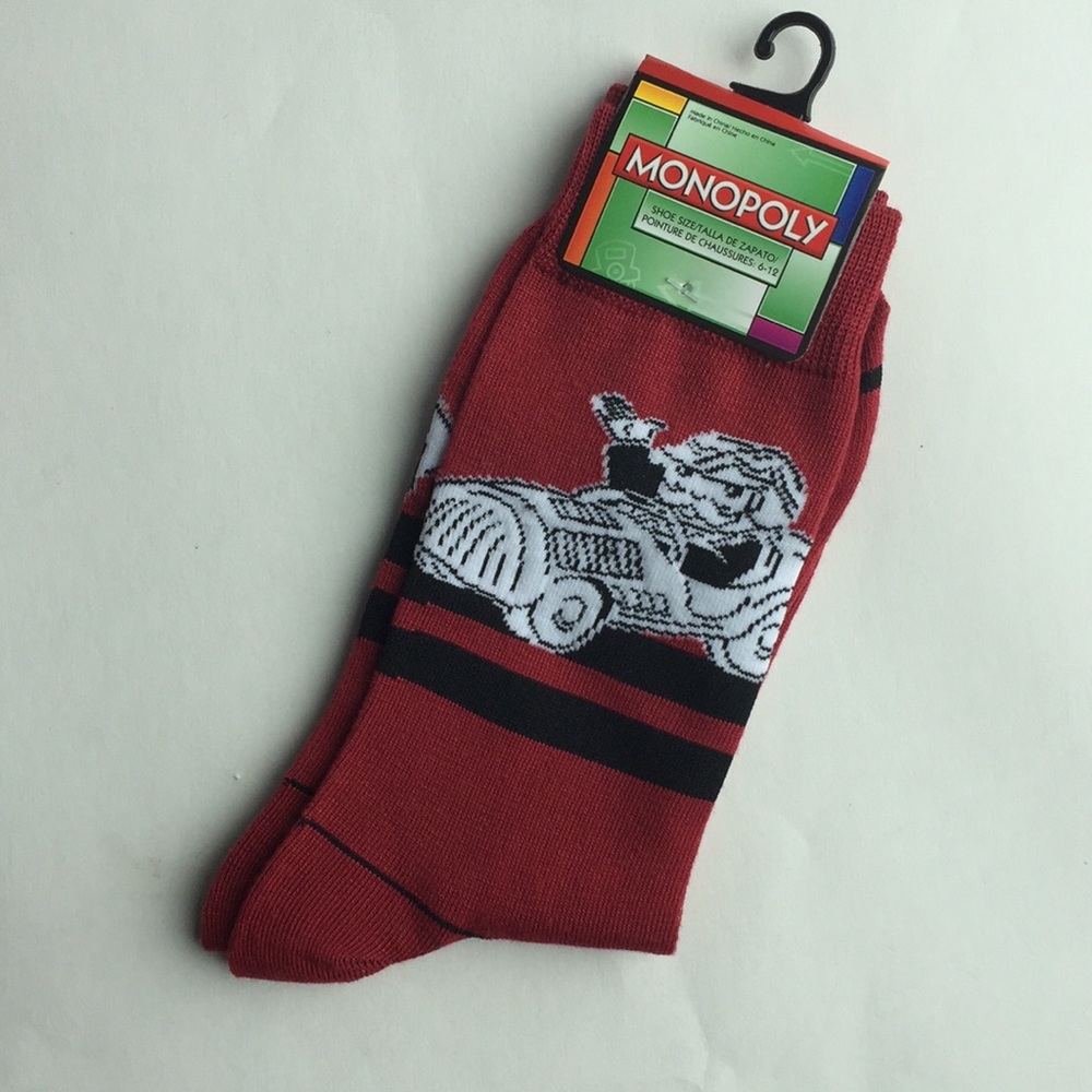 New with tags MONOPOLY SOCKS ( like the game)